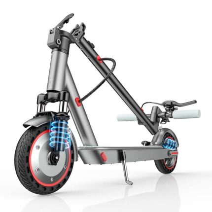 D8 PRO Electric Scooter with 8.5-Inch Solid Tires and Suspension