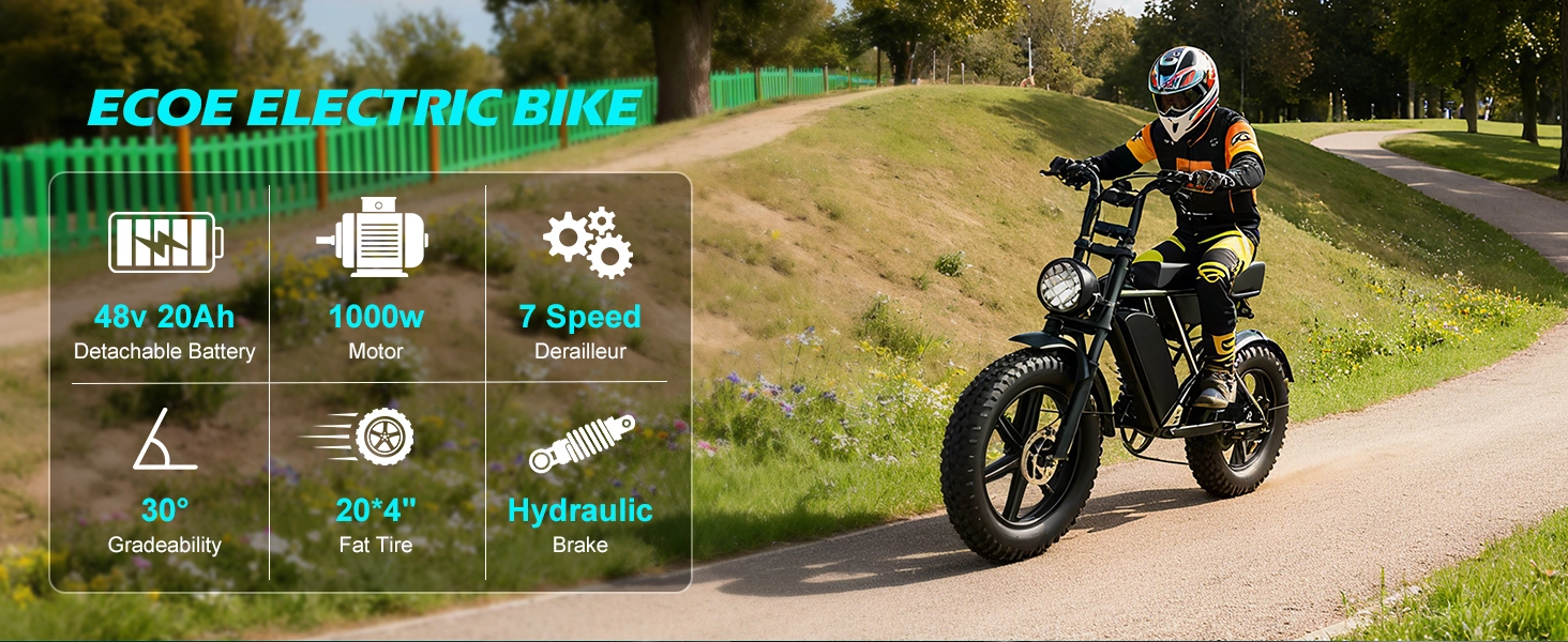 electric bike specifications tire types commuter cargo