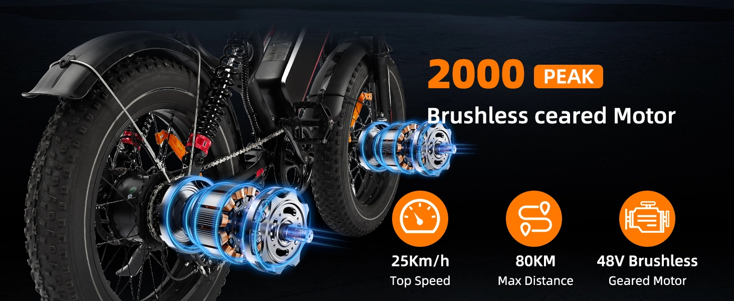 wide tire electric bike for off road riding on mountain trail